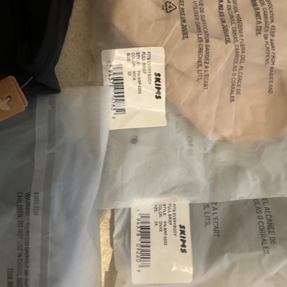 6 PAIRS SKIMS UNDERWEAR AND ONE SKIMS TANK ALL SIZE 2X - Picture 3 of 5